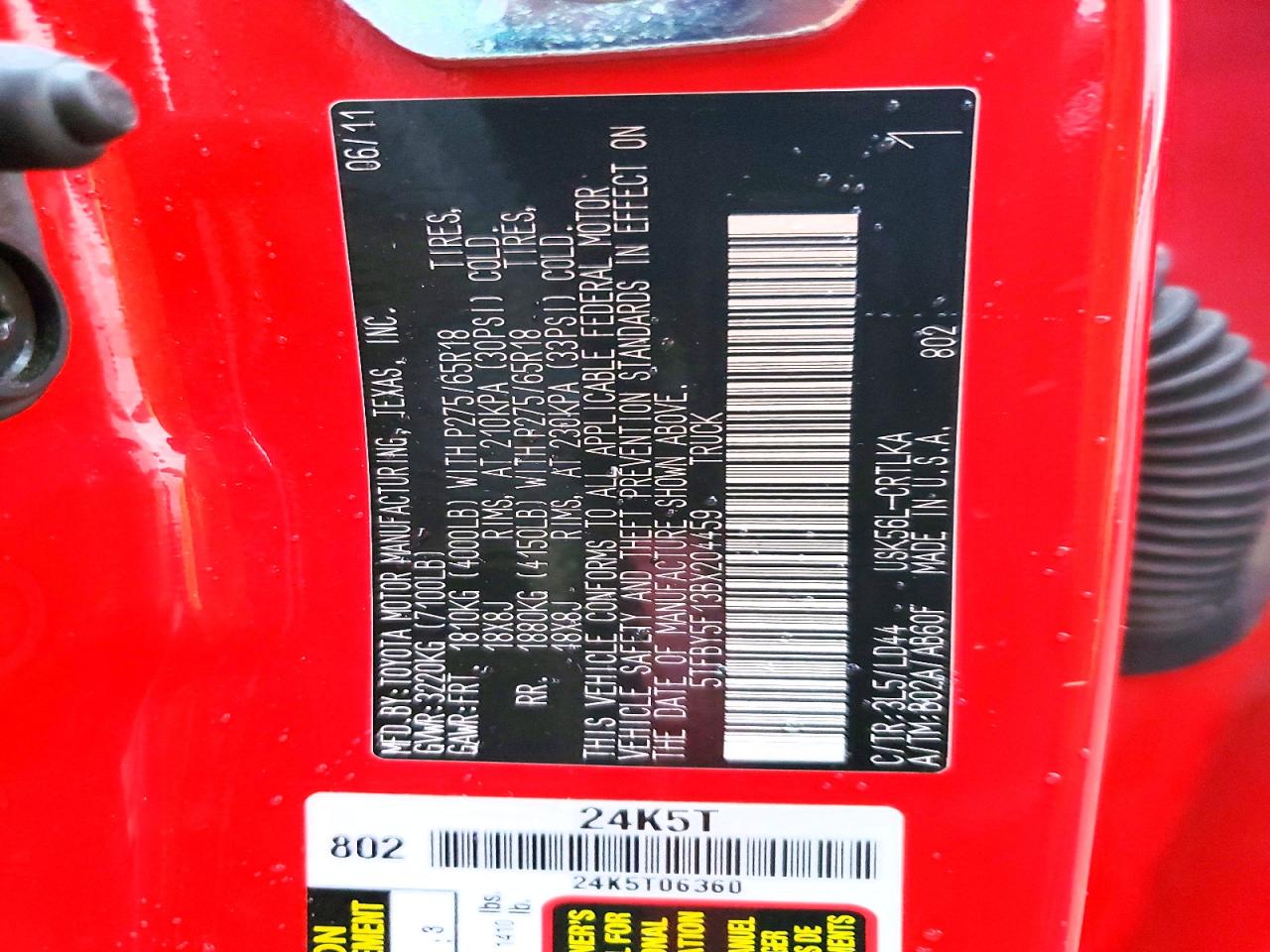 2011 TOYOTA TUNDRA DOUBLE CAB LIMITED photo 13