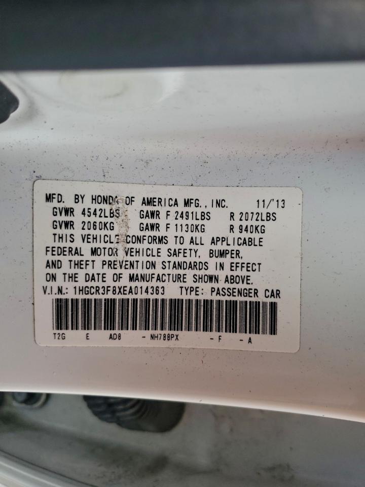 2014 HONDA ACCORD EXL photo 12