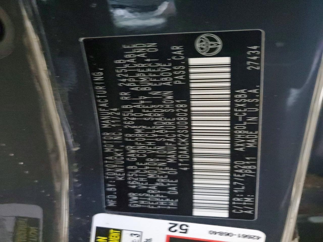 2025 TOYOTA CAMRY XSE photo 12