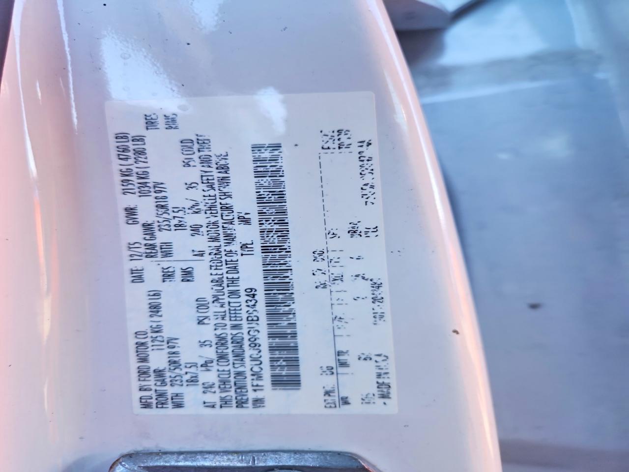 2016 FORD ESCAPE TITANIUM photo 34