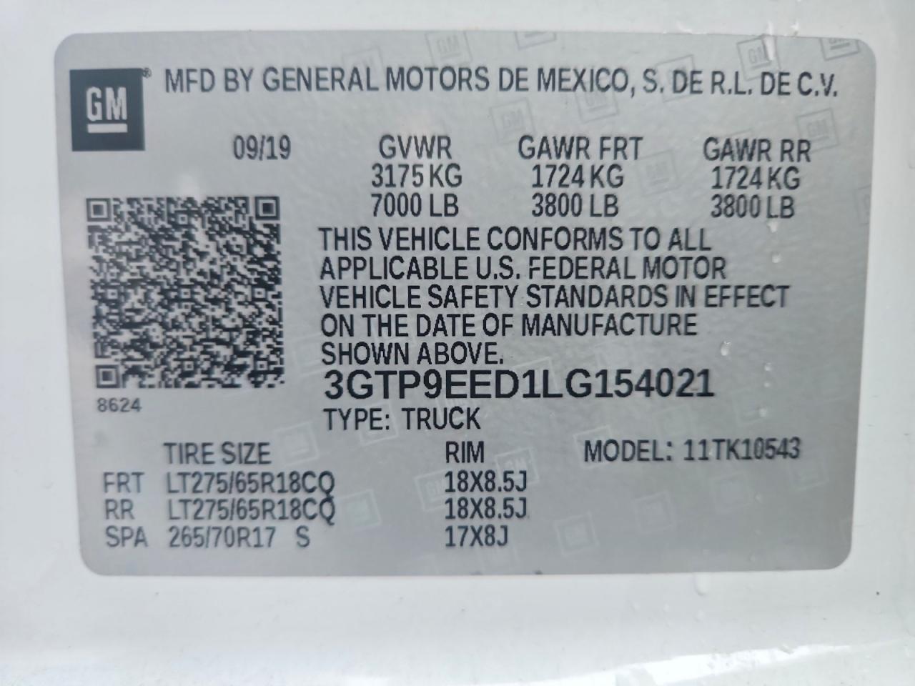 2020 GMC SIERRA K1500 AT4 photo 25