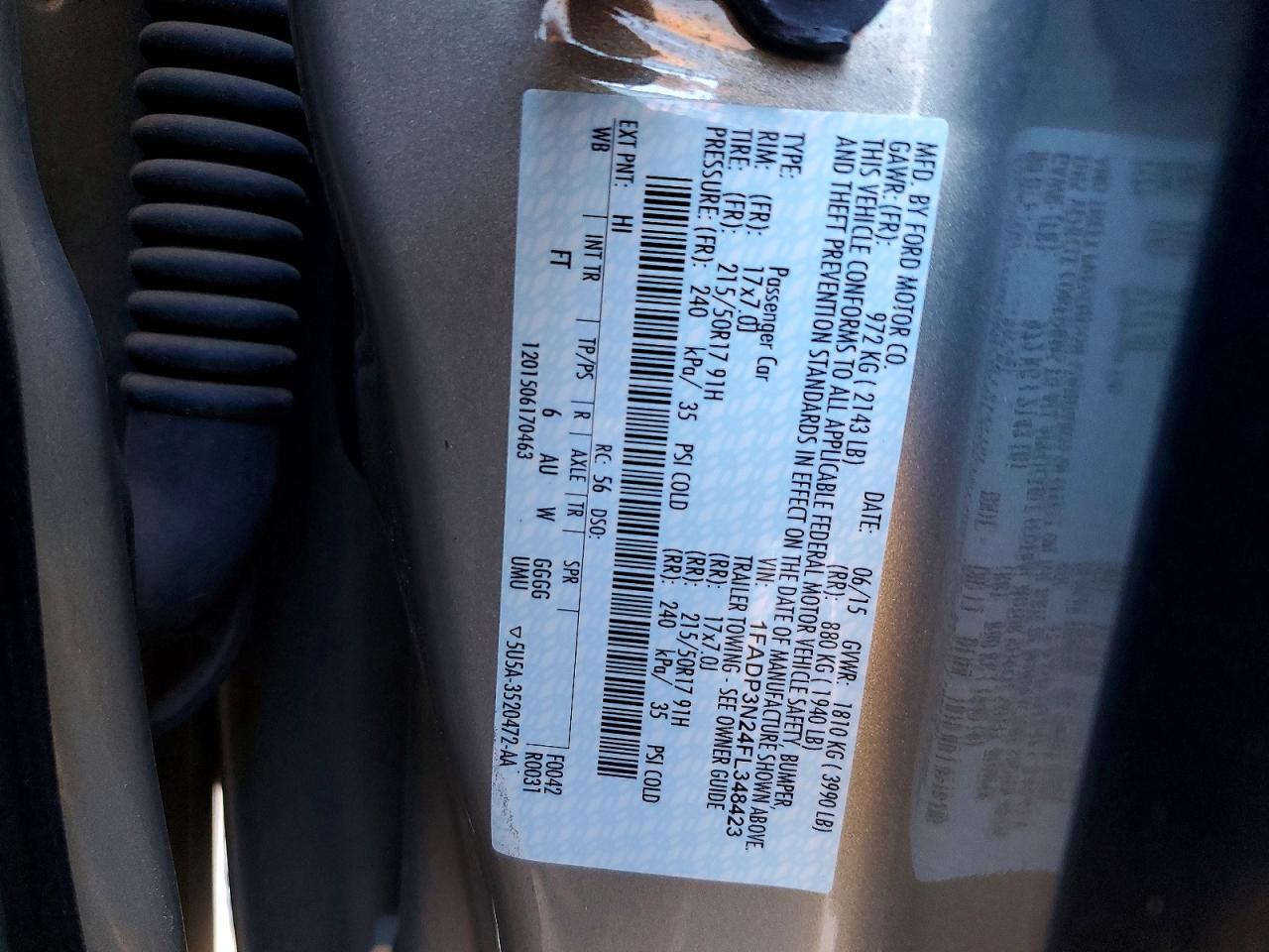2015 FORD FOCUS TITANIUM photo 13