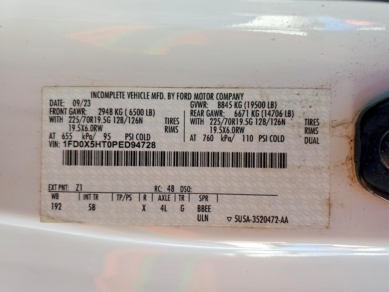 2023 FORD F550 SUPER DUTY photo 12