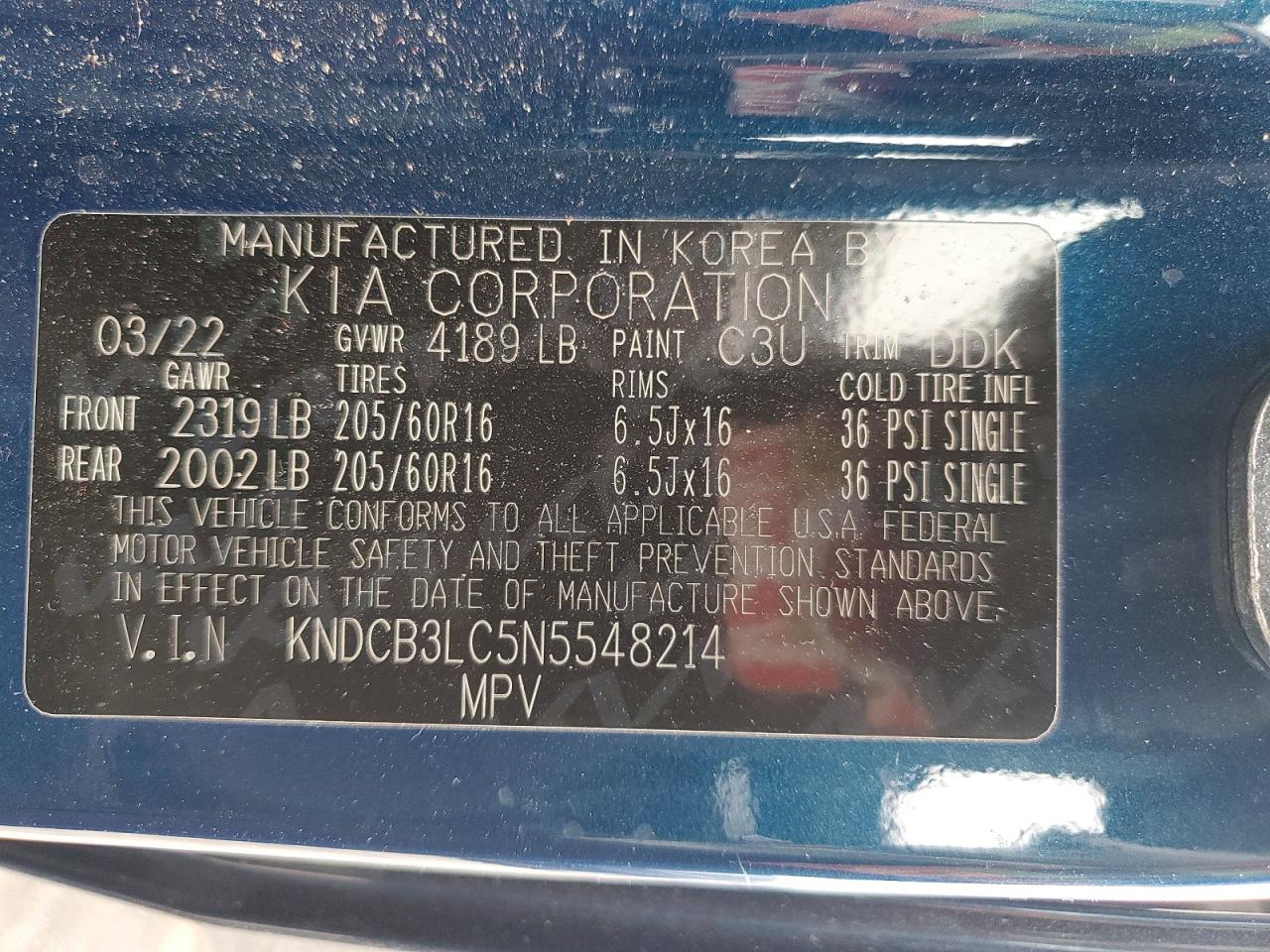 2022 KIA NIRO LX photo 13