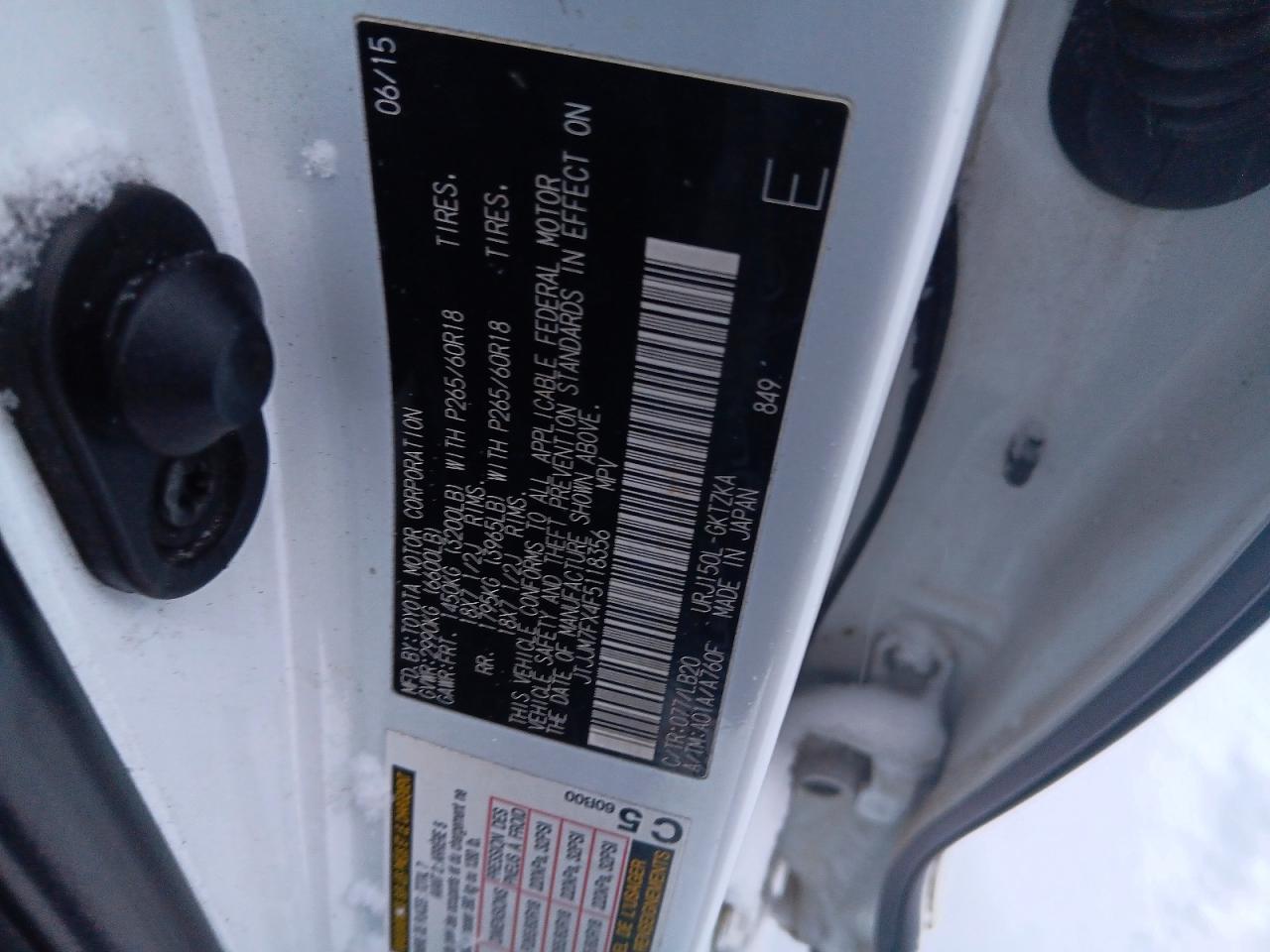 2015 LEXUS GX 460 PREMIUM photo 12