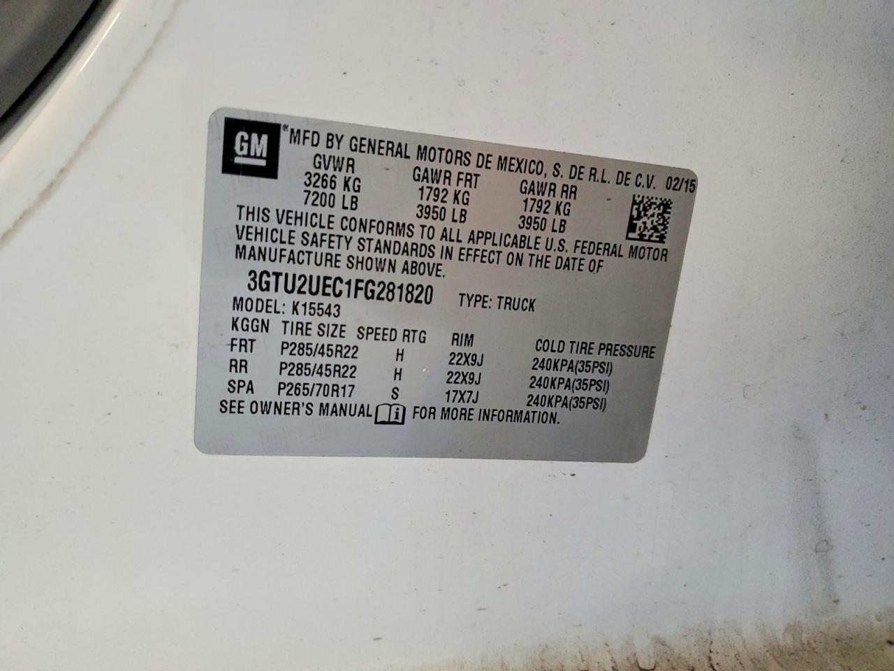 2015 GMC SIERRA K1500 SLE photo 23