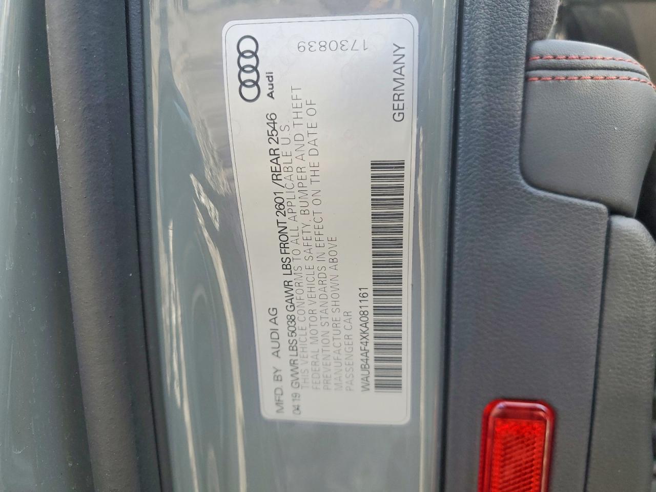 2019 AUDI S4 PREMIUM PLUS photo 23