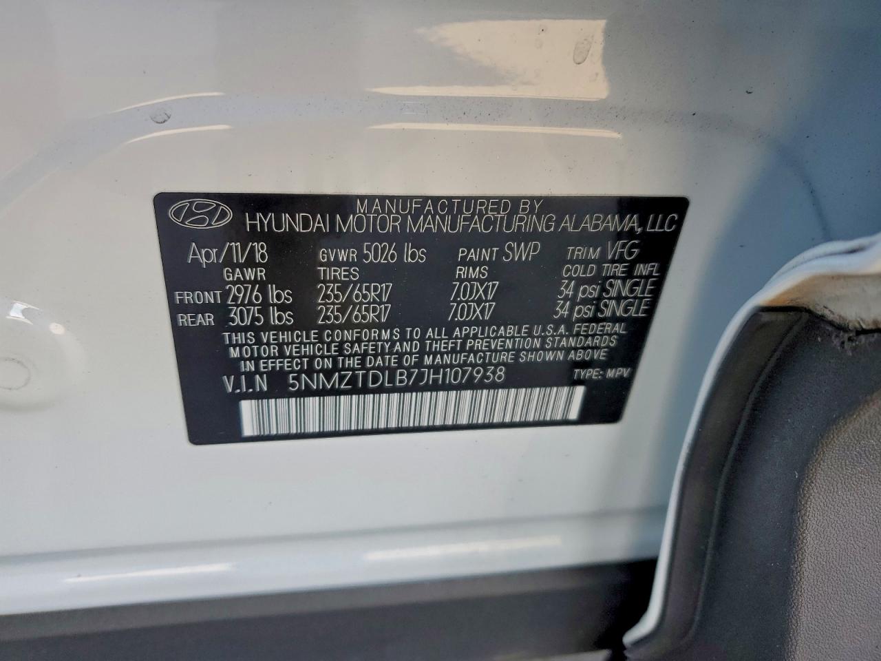 2018 HYUNDAI SANTA FE SPORT photo 13
