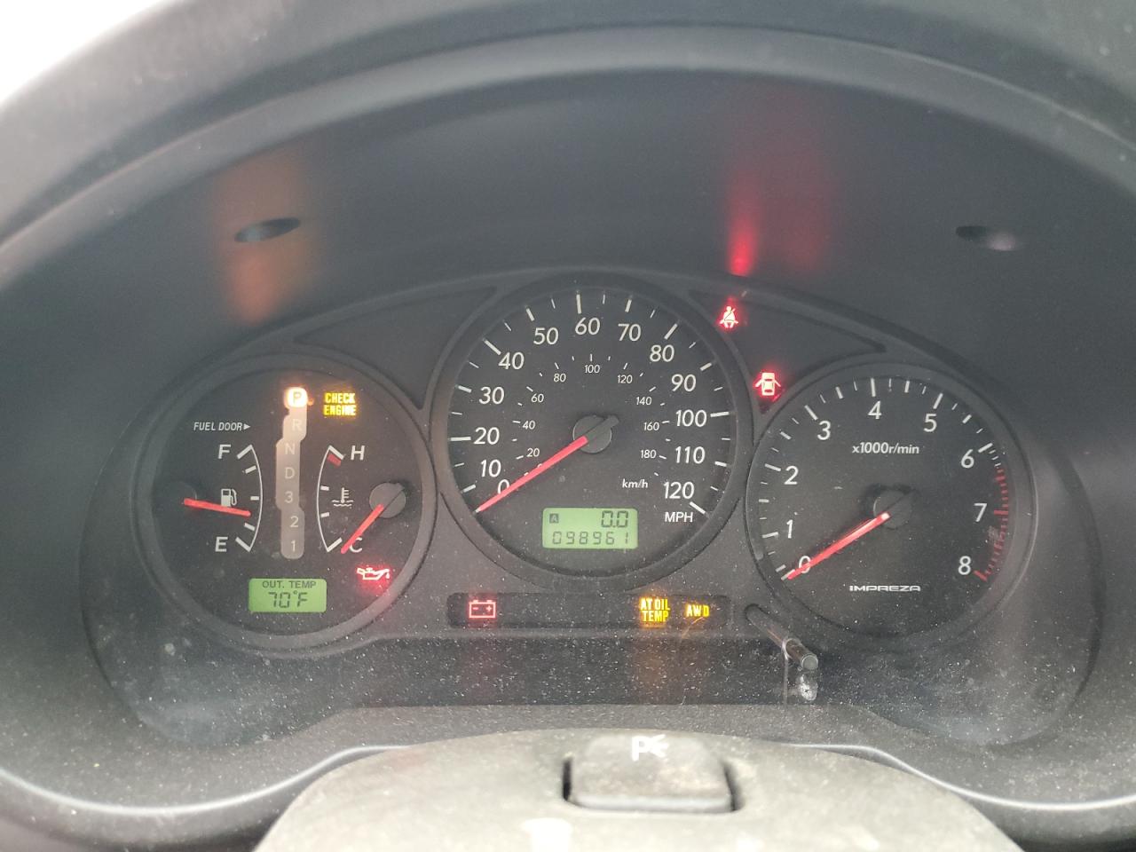 2007 SUBARU IMPREZA 2.5I photo 17