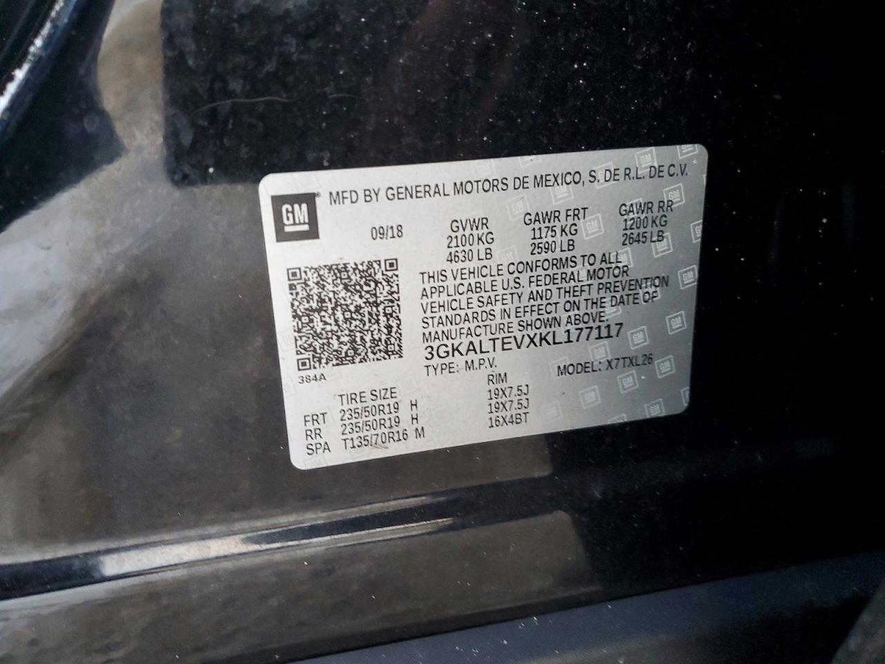 2019 GMC TERRAIN SLE photo 13