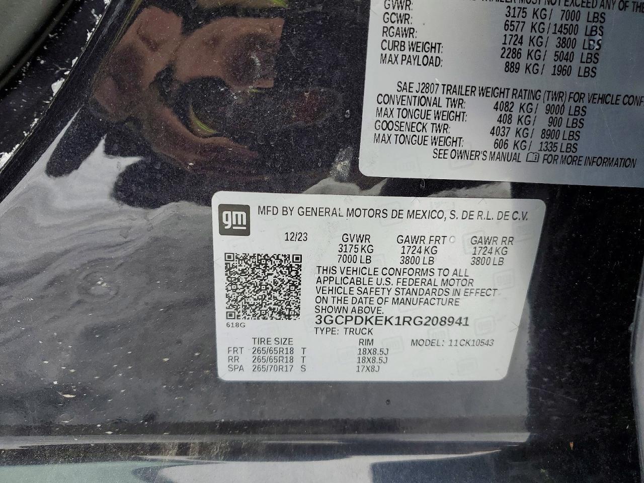 2024 CHEVROLET SILVERADO K1500 LT-L photo 23