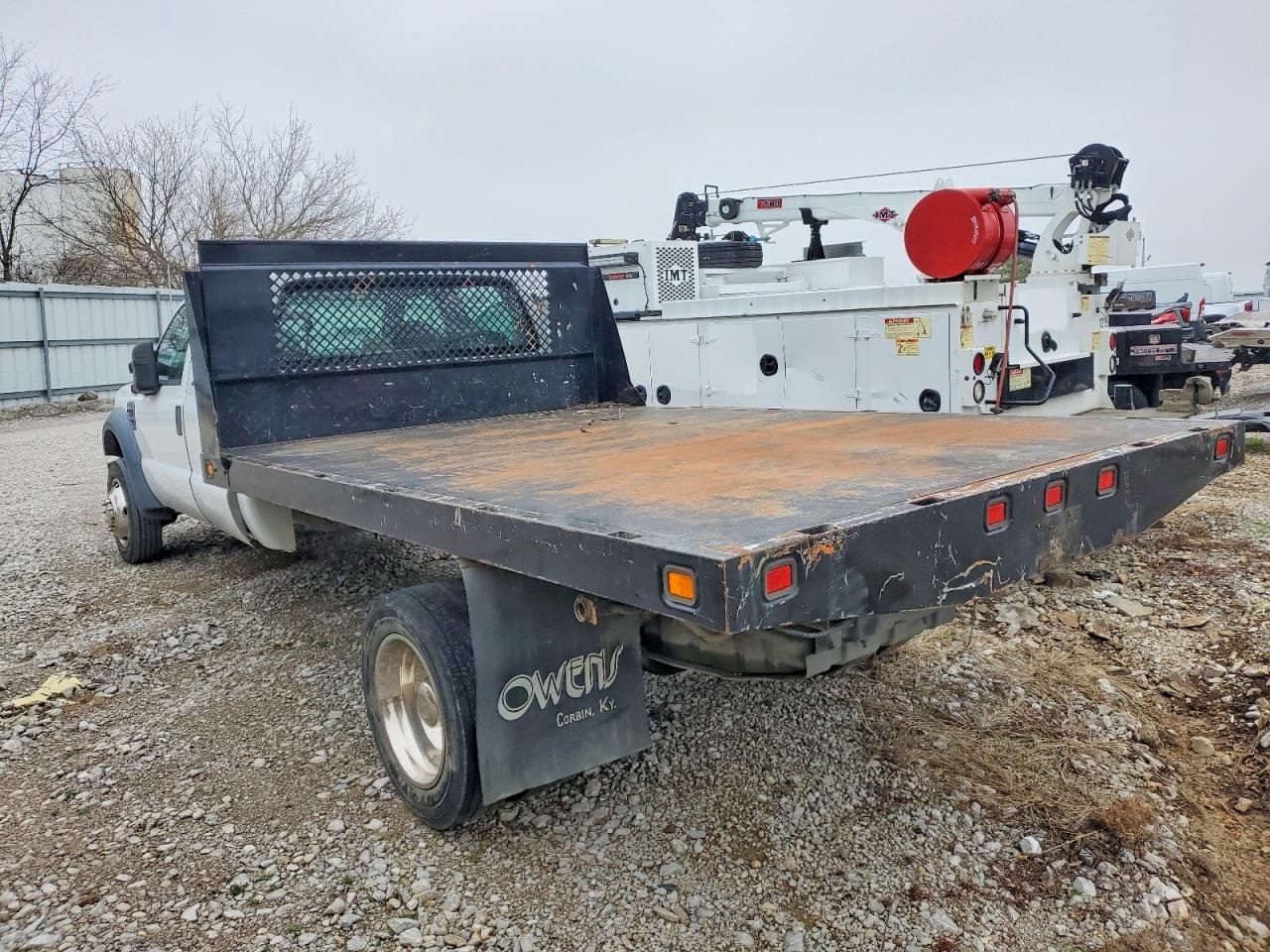 2008 FORD F550 SUPER DUTY FLATBED TRUCK photo 2
