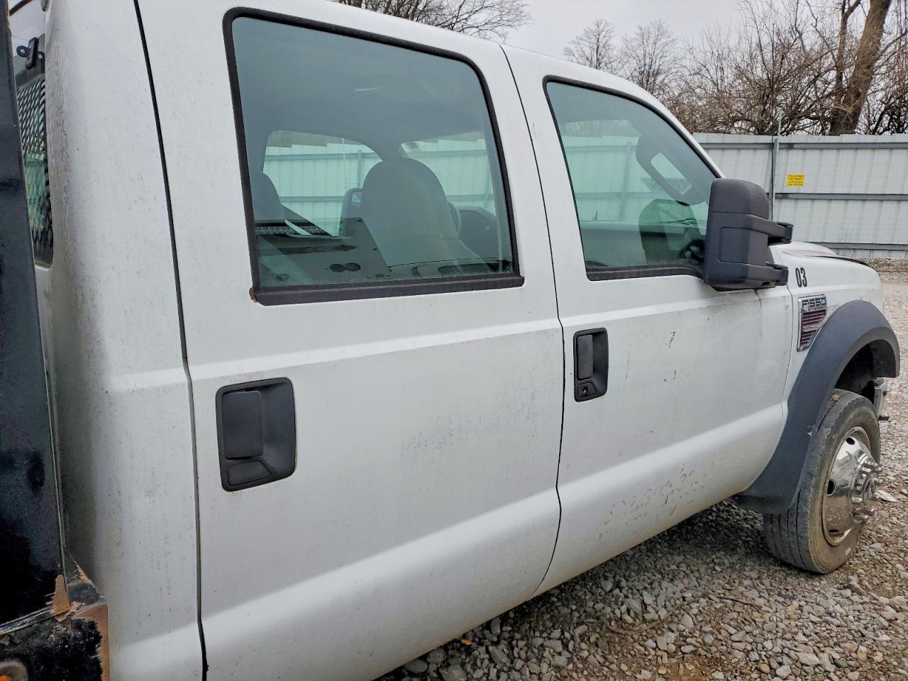 2008 FORD F550 SUPER DUTY FLATBED TRUCK photo 10