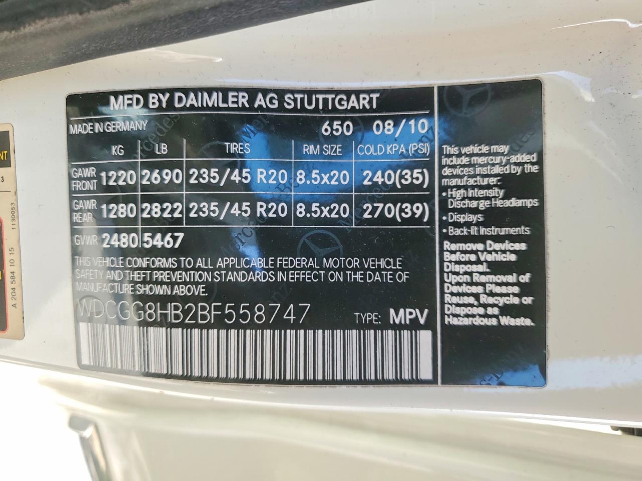 2011 MERCEDES-BENZ GLK 350 4MATIC photo 13