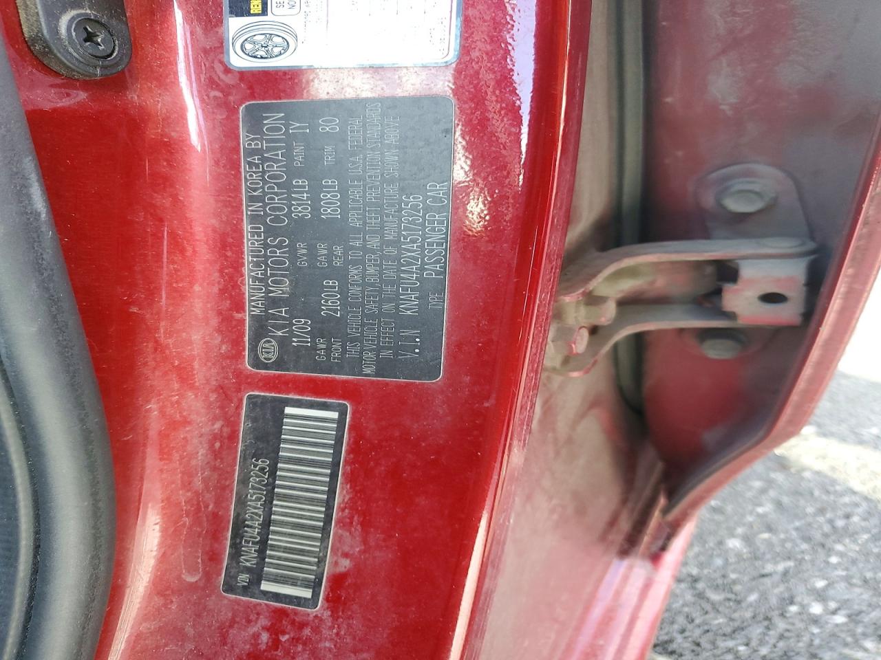 2010 KIA FORTE EX photo 12