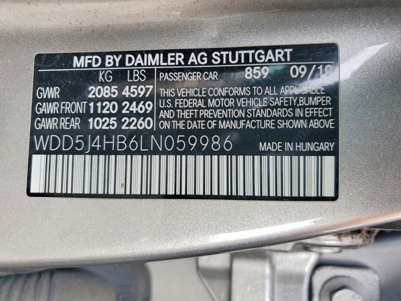 2020 MERCEDES-BENZ CLA 250 4MATIC photo 12