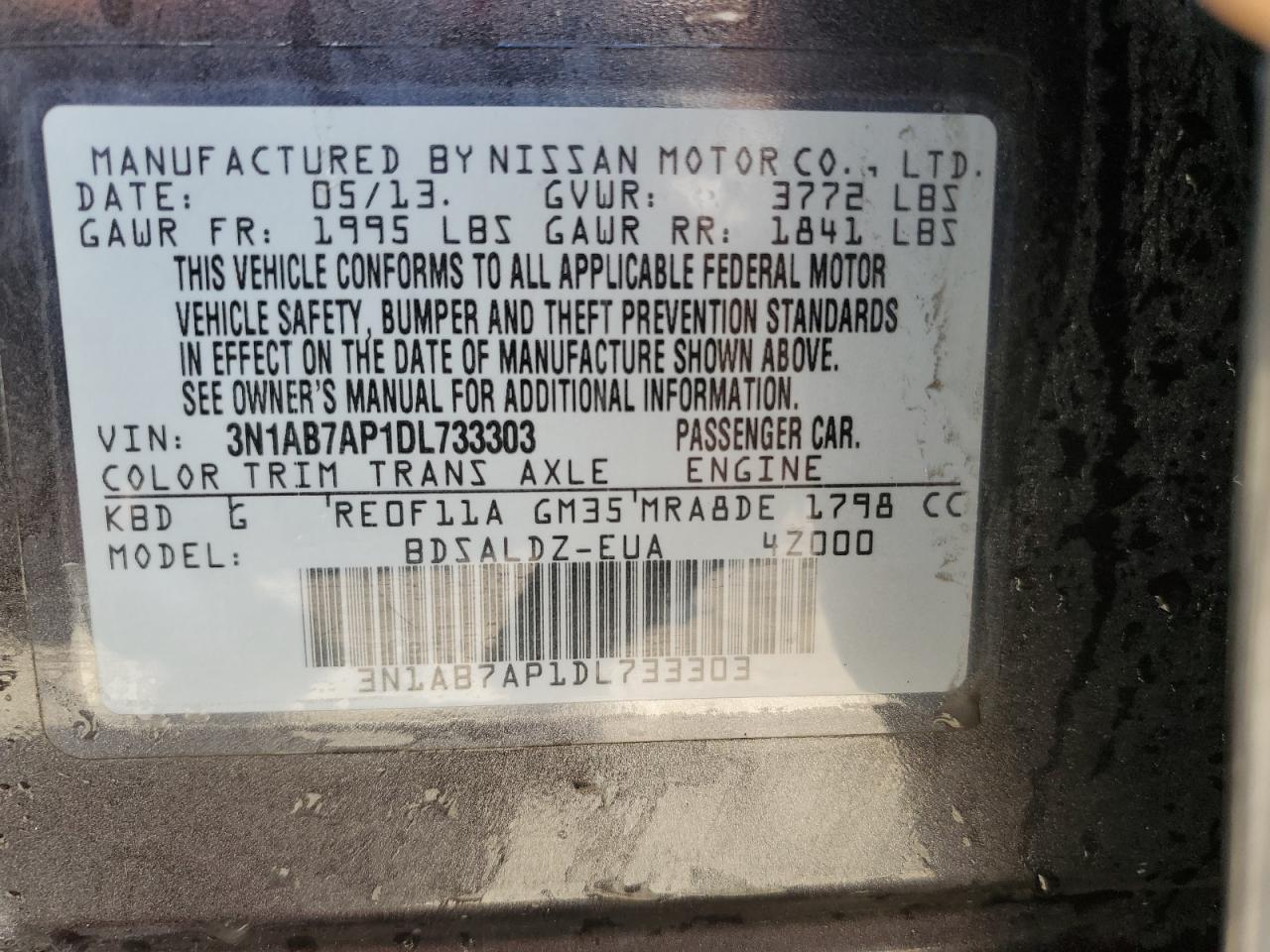 2013 NISSAN SENTRA S photo 12