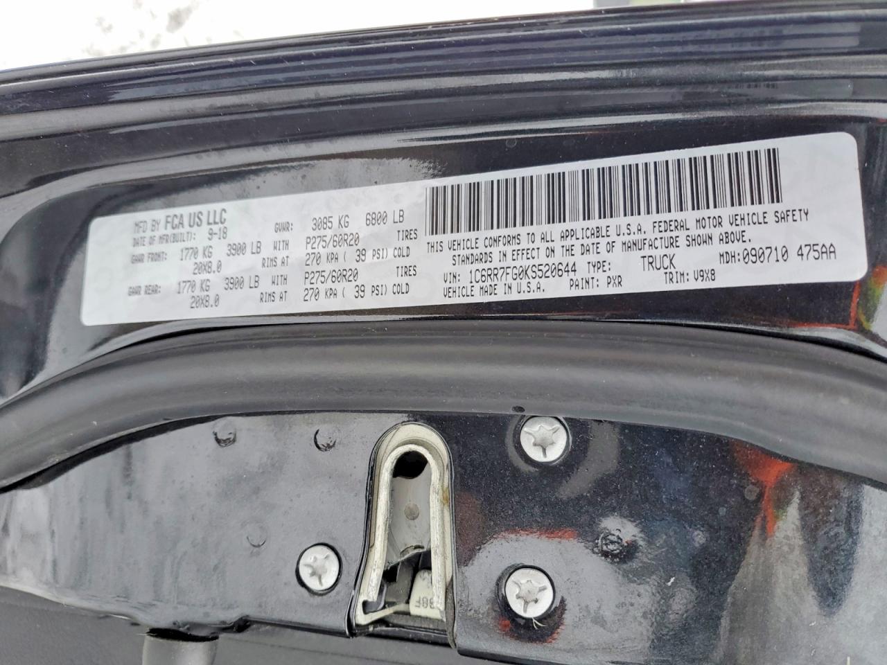 2019 RAM 1500 CLASSIC TRADESMAN photo 12