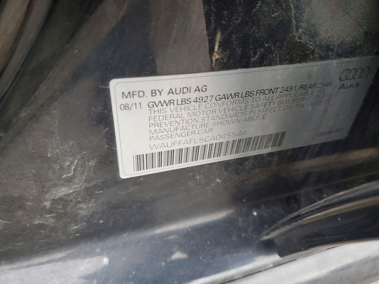 2012 AUDI A4 PREMIUM PLUS photo 12