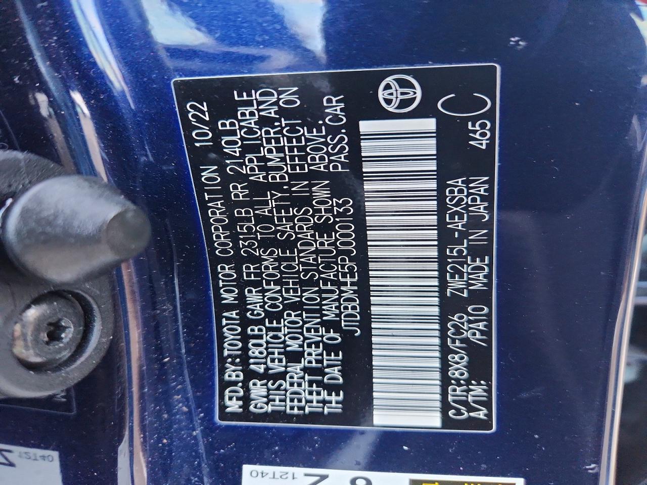 2023 TOYOTA COROLLA LE photo 12