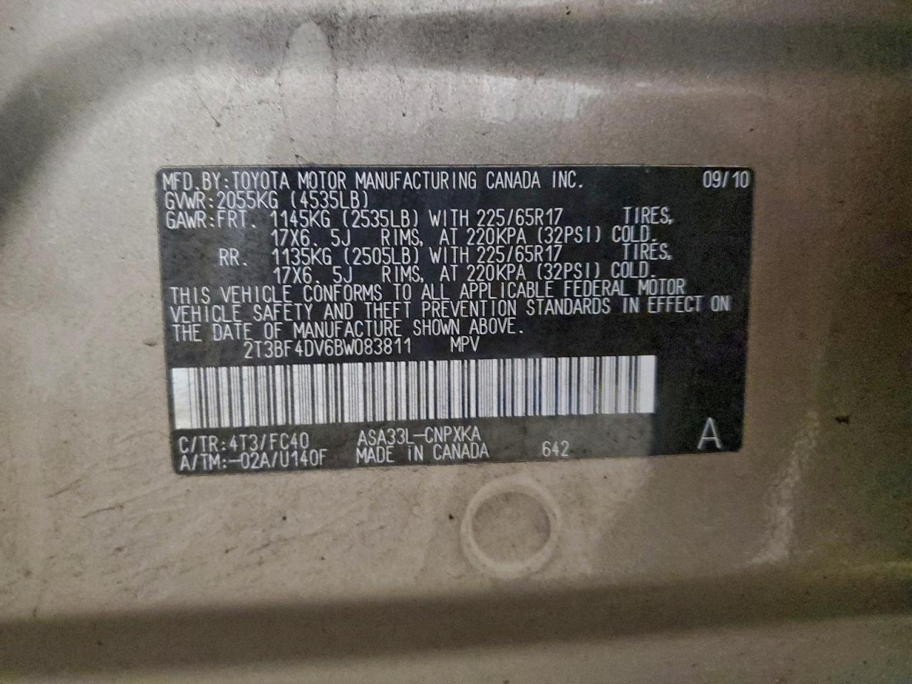 2011 TOYOTA RAV4 photo 40