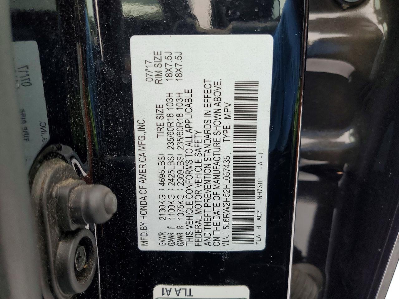 2017 HONDA CR-V EX photo 25