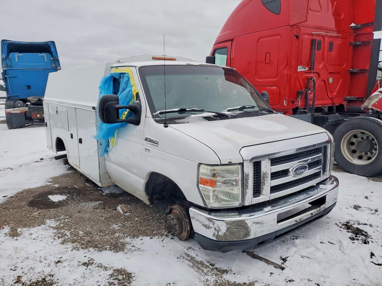 2009 FORD ECONOLINE E350 SUPER DUTY CUTAWAY VAN photo 4