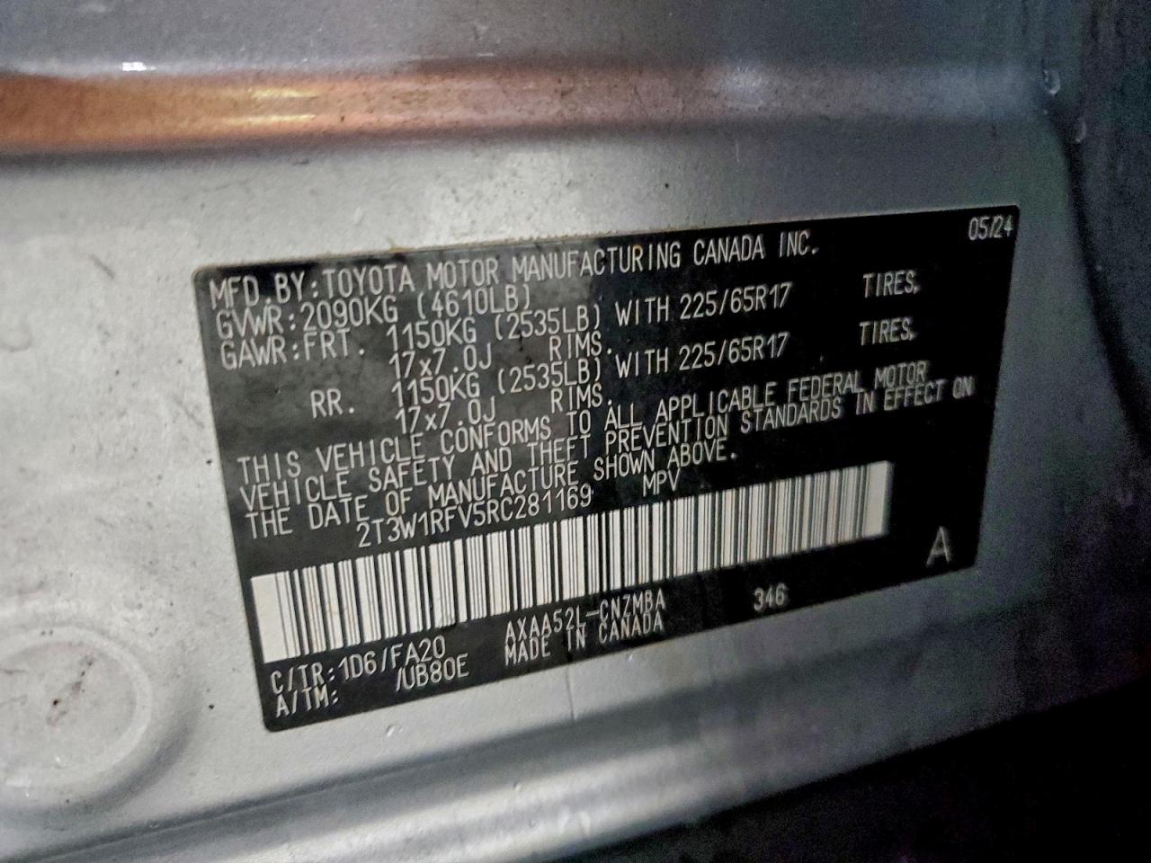 2024 TOYOTA RAV4 XLE photo 14