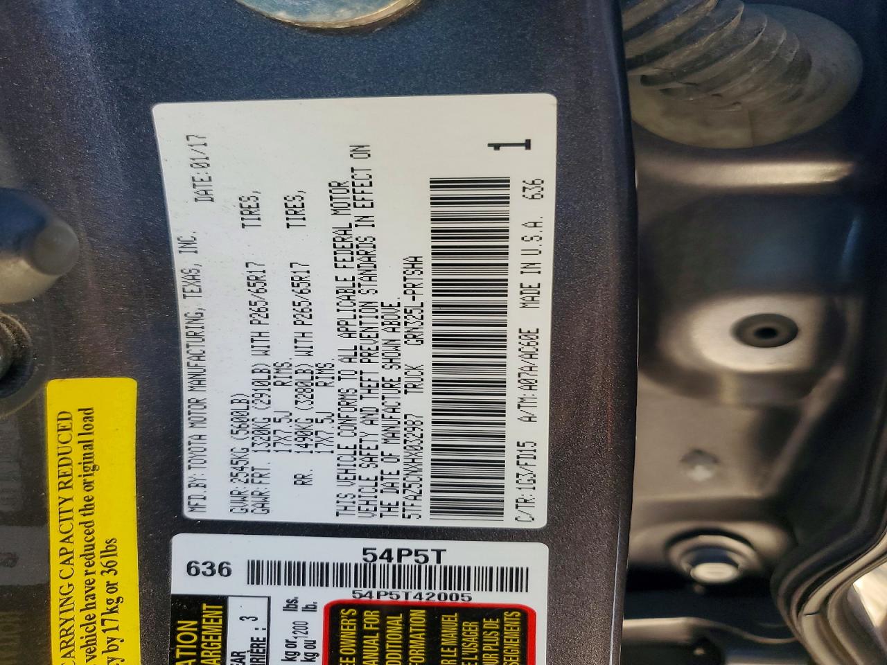 2017 TOYOTA TACOMA DOUBLE CAB photo 13