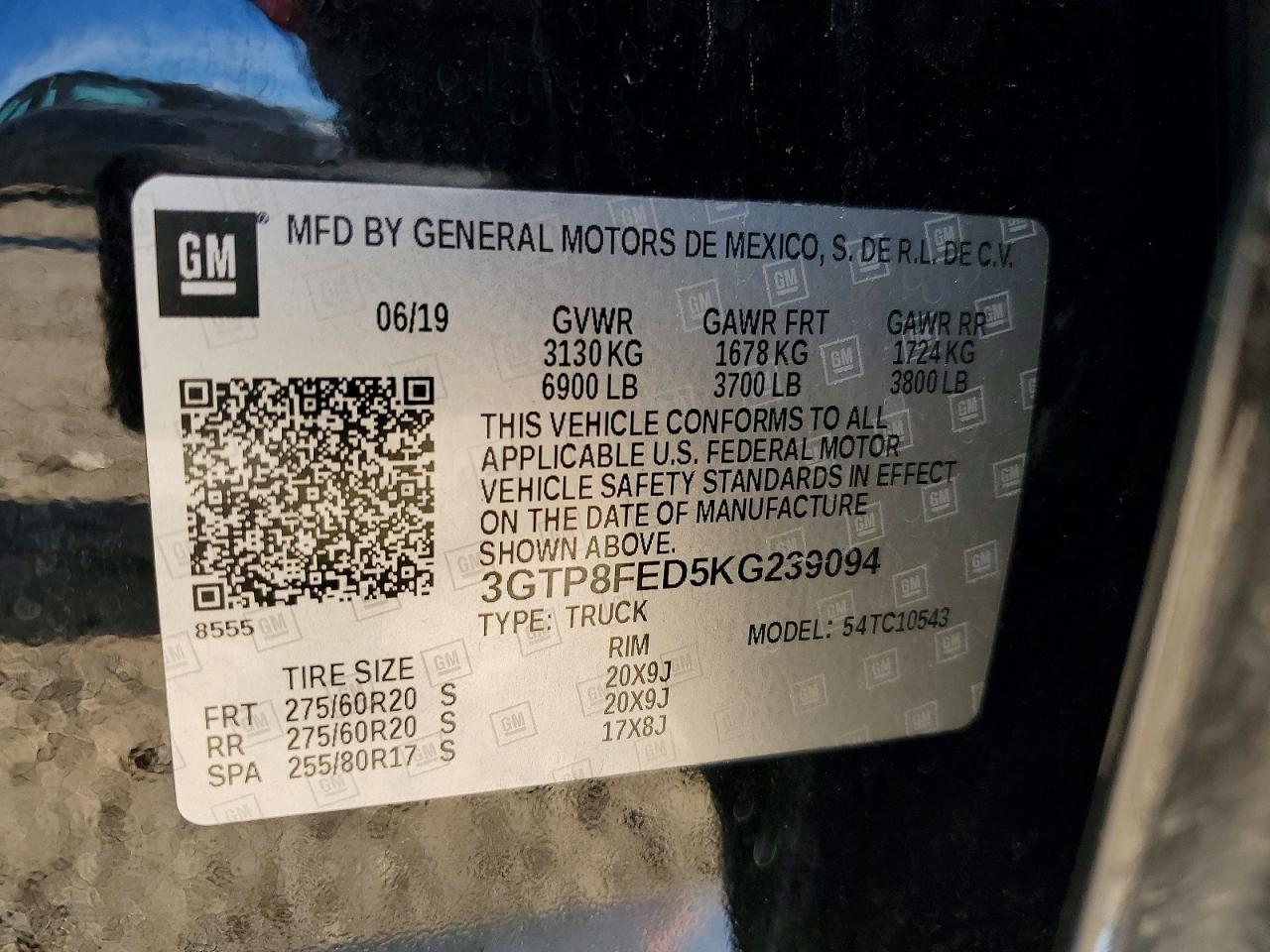 2019 GMC SIERRA C1500 DENALI photo 12