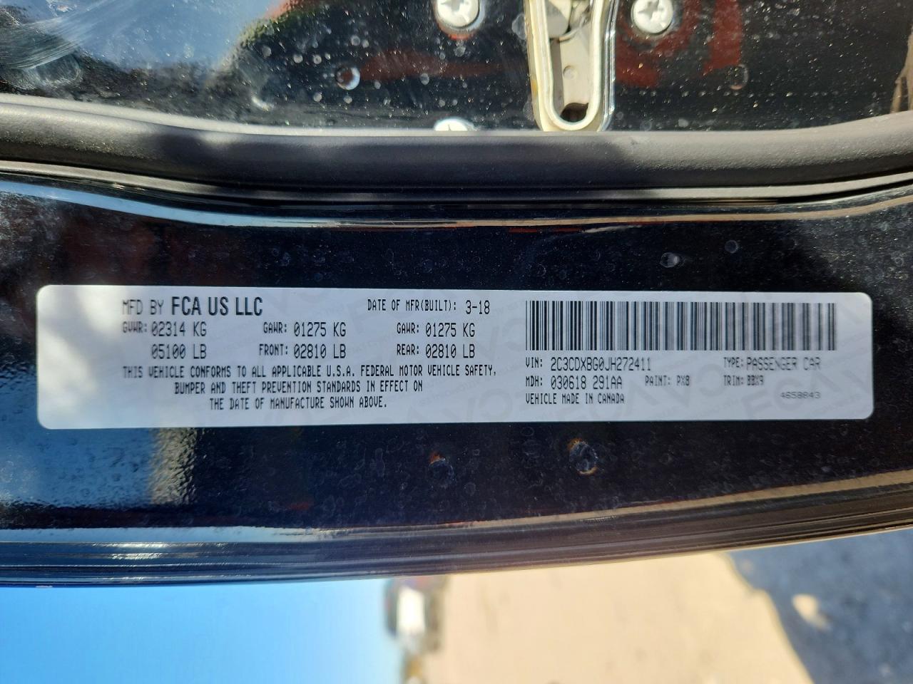 2018 DODGE CHARGER SXT photo 13