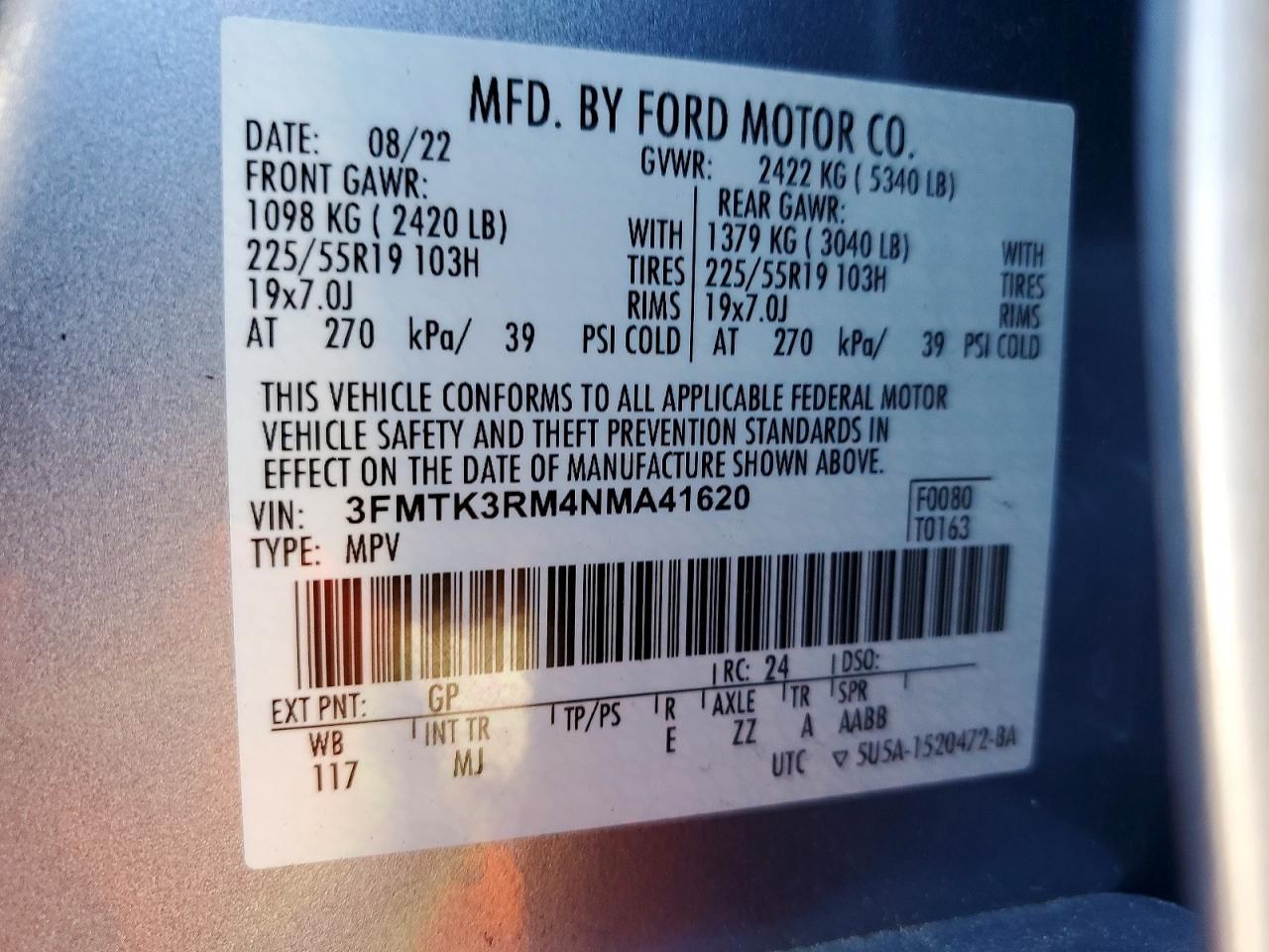 2022 FORD MUSTANG MACH-E PREMIUM photo 13