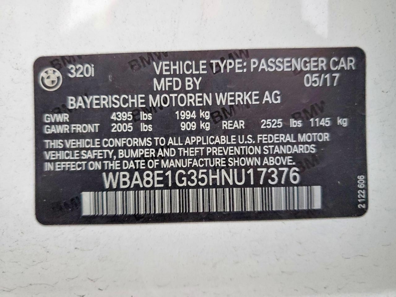 2017 BMW 320 I photo 12