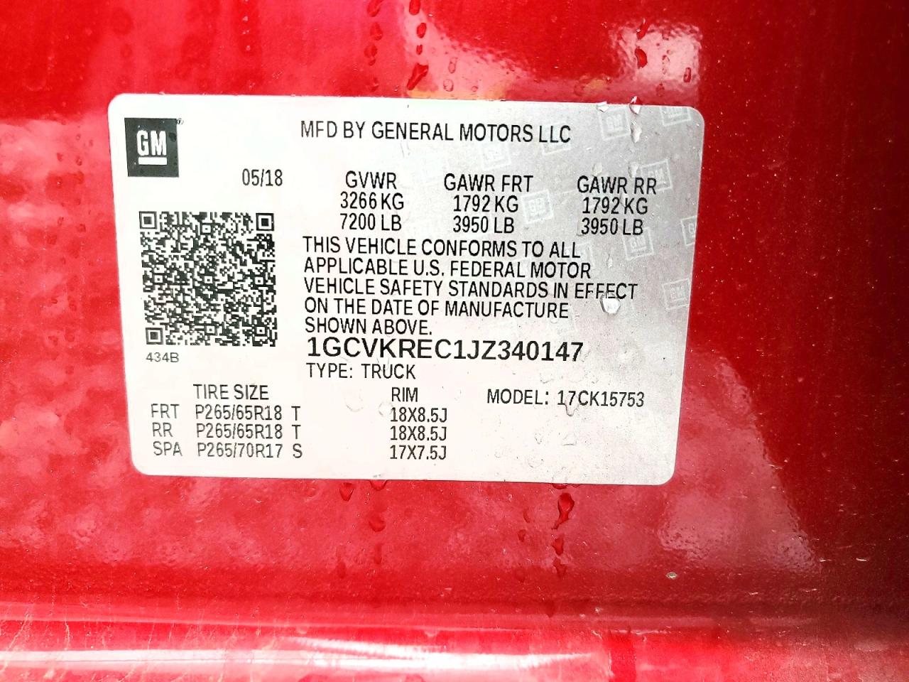 2018 CHEVROLET SILVERADO K1500 LT photo 13