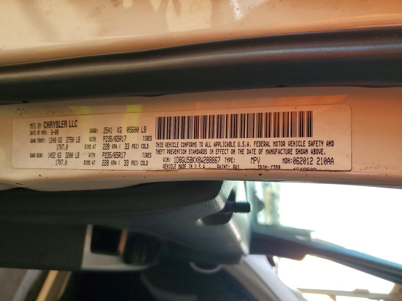2008 DODGE NITRO SLT photo 25