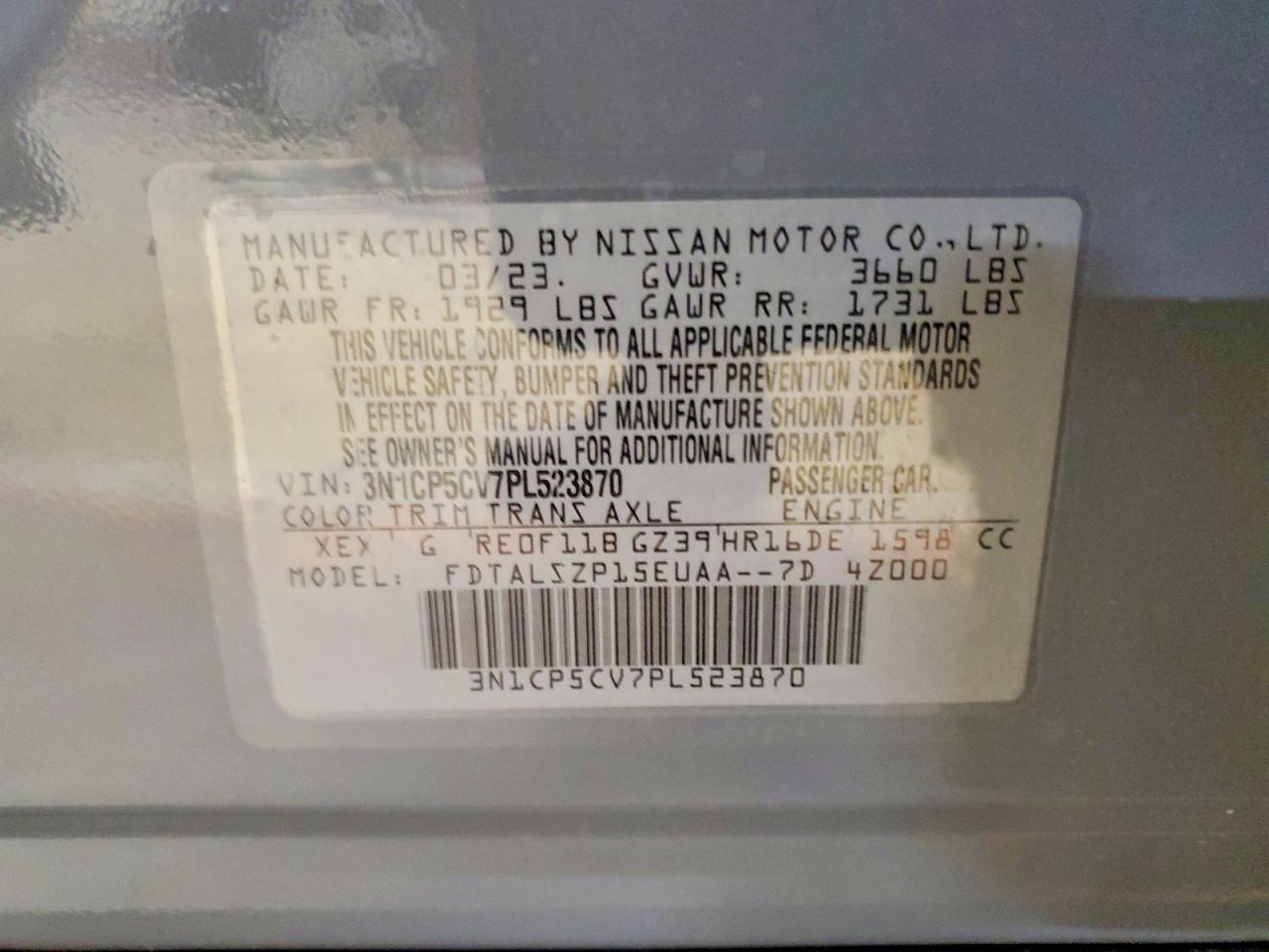 2023 NISSAN KICKS SV photo 25