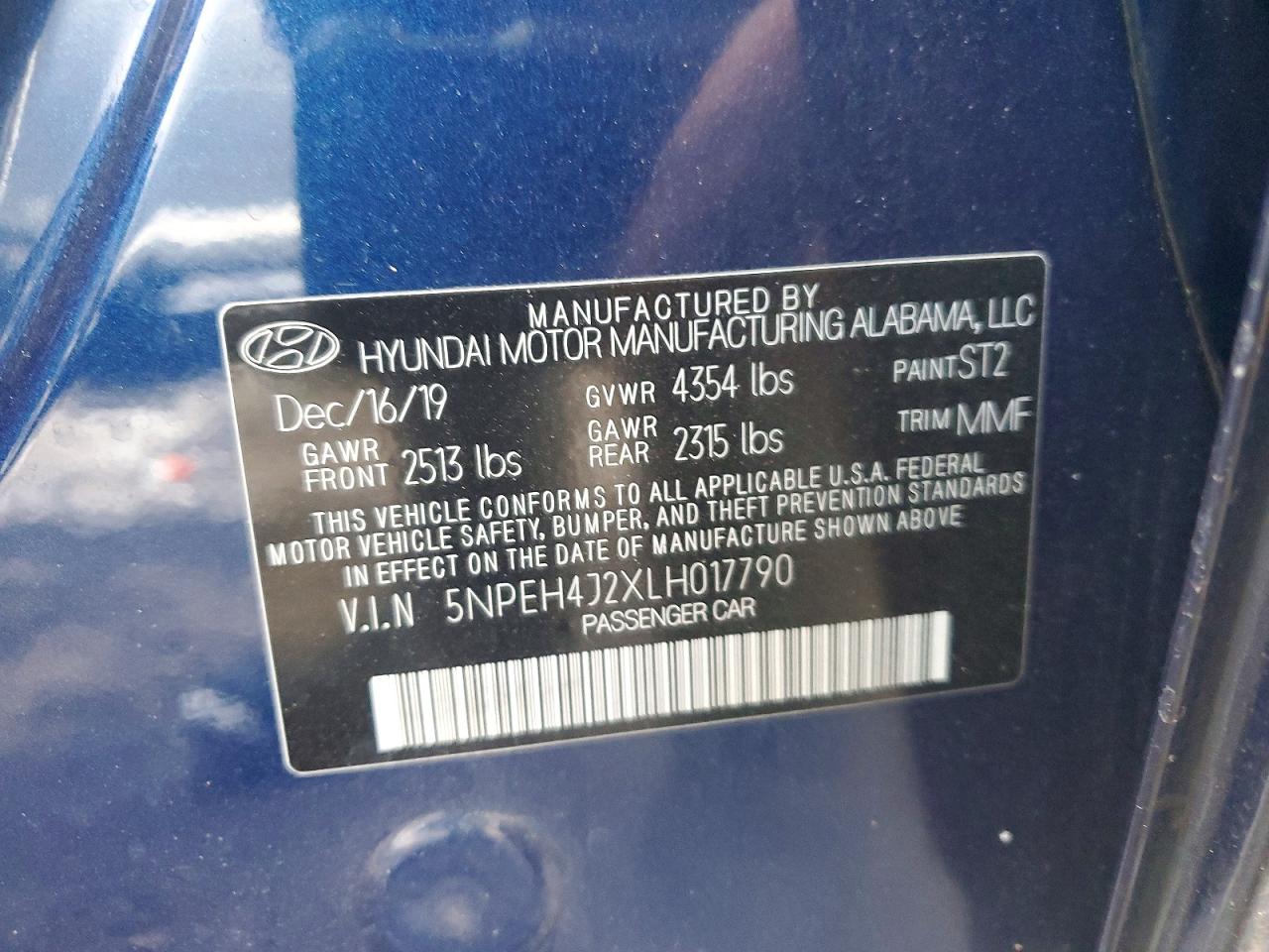 2020 HYUNDAI SONATA LIMITED photo 12