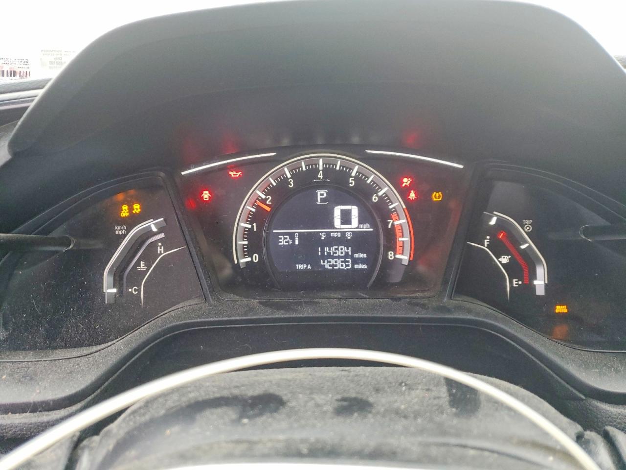 2017 HONDA CIVIC LX photo 9