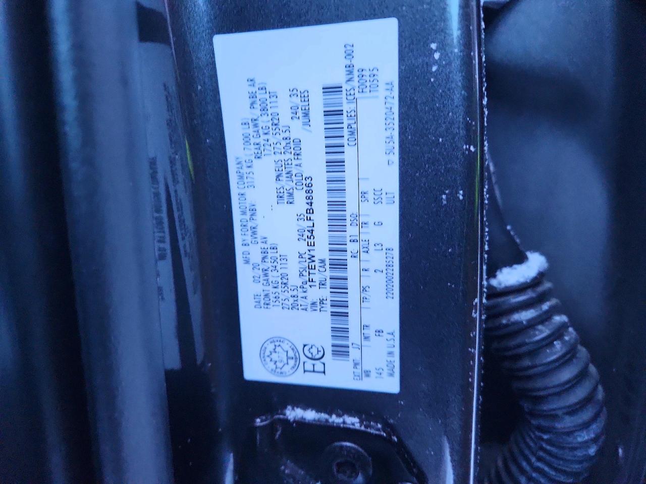 2020 FORD F150 SUPERCREW photo 12