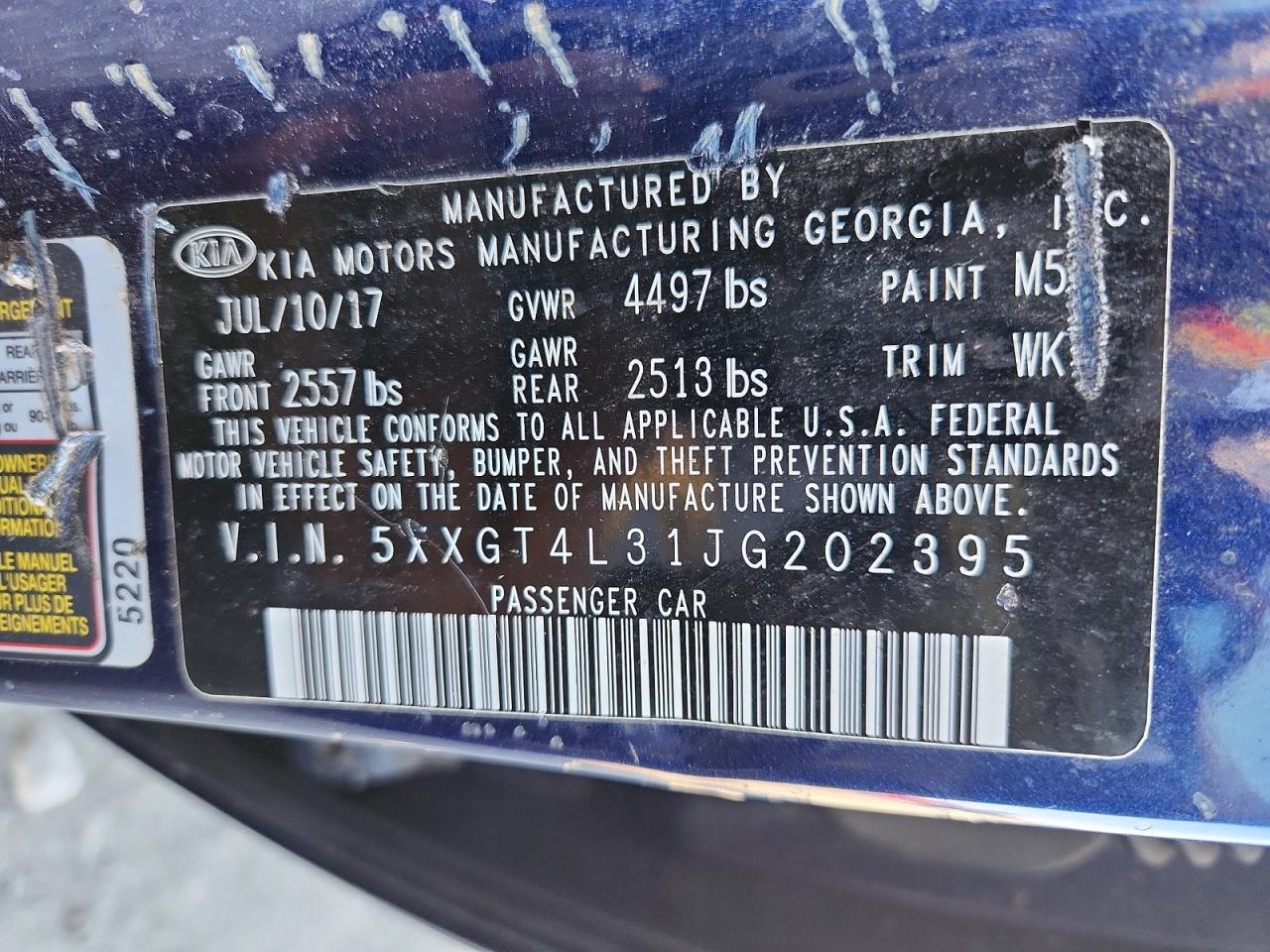 2018 KIA OPTIMA LX photo 12