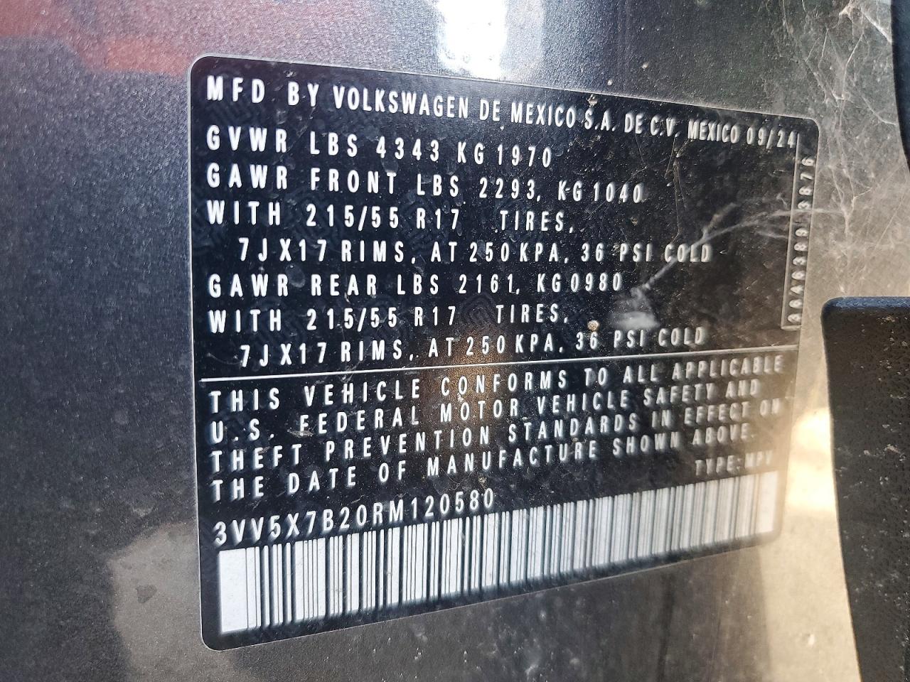 2024 VOLKSWAGEN TAOS S photo 25