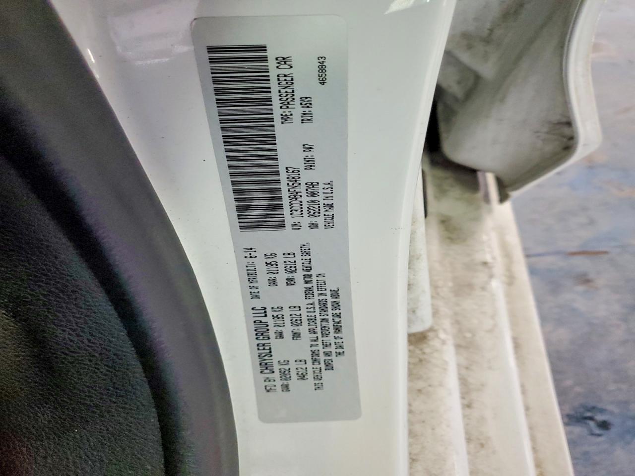 2015 CHRYSLER 200 LIMITED photo 12