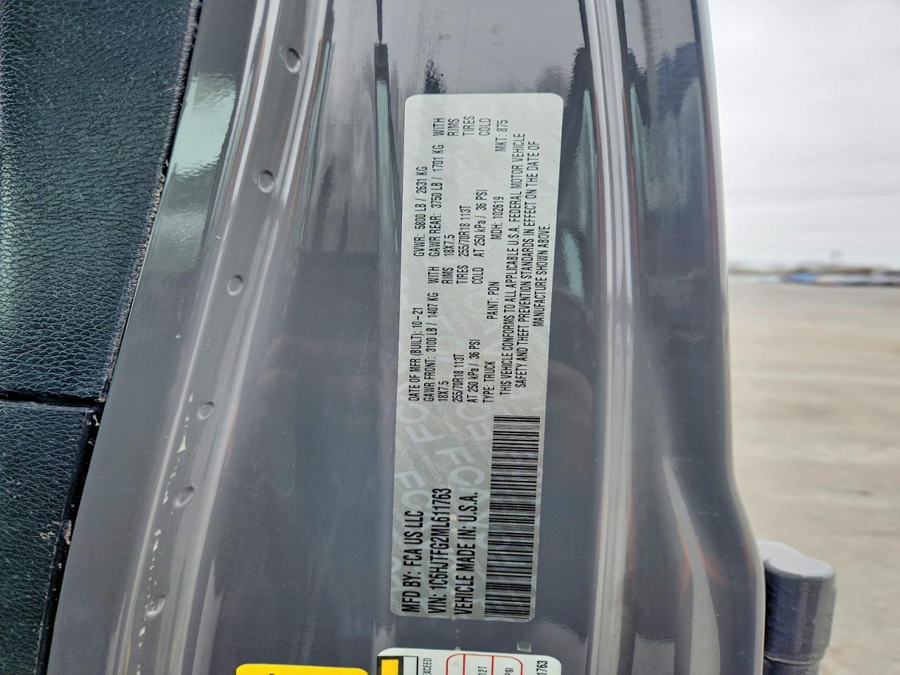 2021 JEEP GLADIATOR OVERLAND photo 14