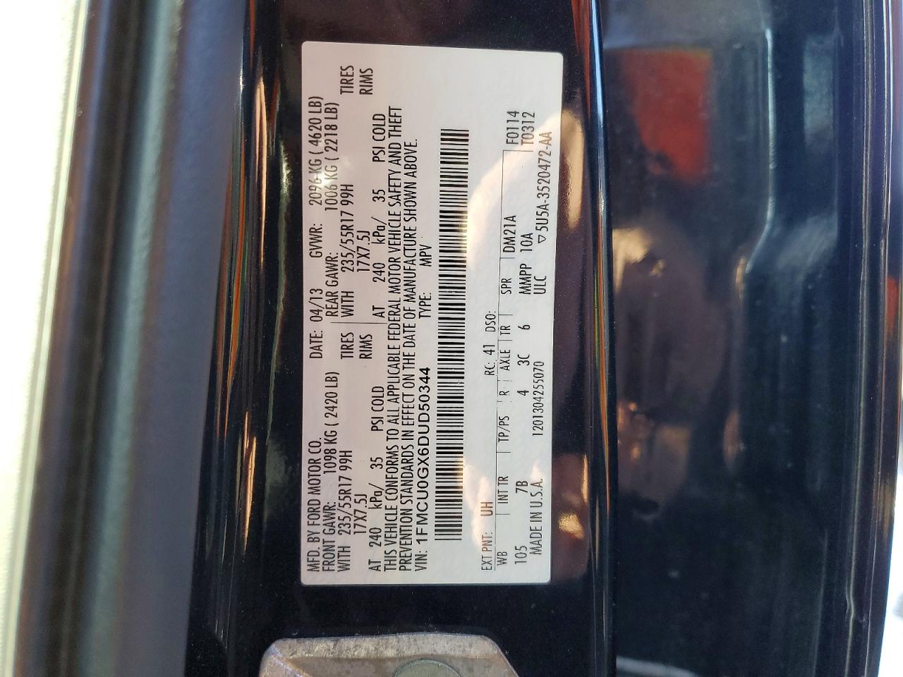 2013 FORD ESCAPE SE photo 12