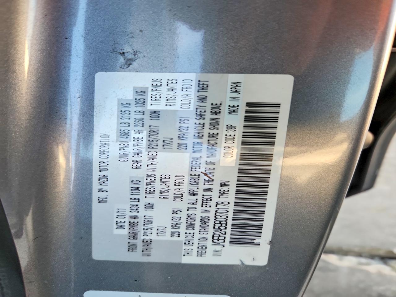 2011 MAZDA CX-7 photo 14