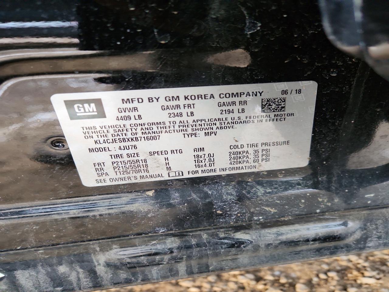 2019 BUICK ENCORE PREFERRED photo 13