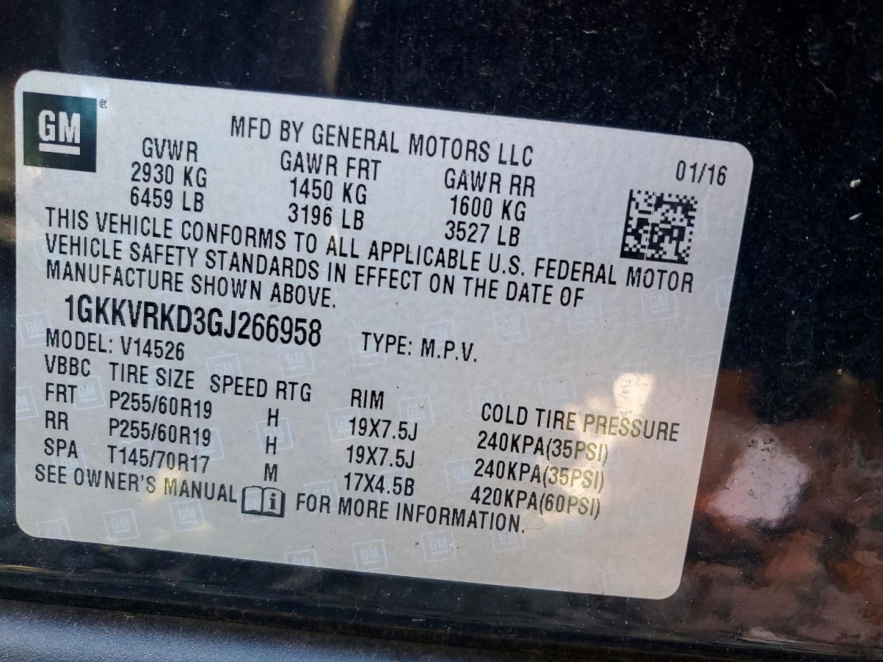 2016 GMC ACADIA photo 13