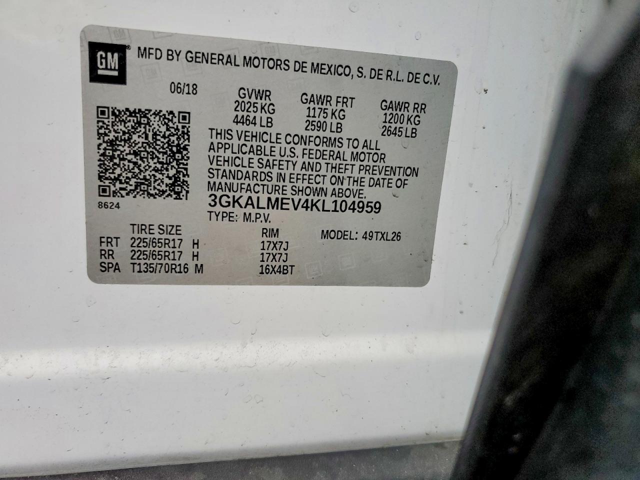 2019 GMC TERRAIN SLE photo 13