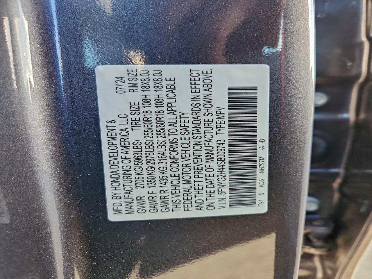2025 HONDA PILOT EXL photo 14