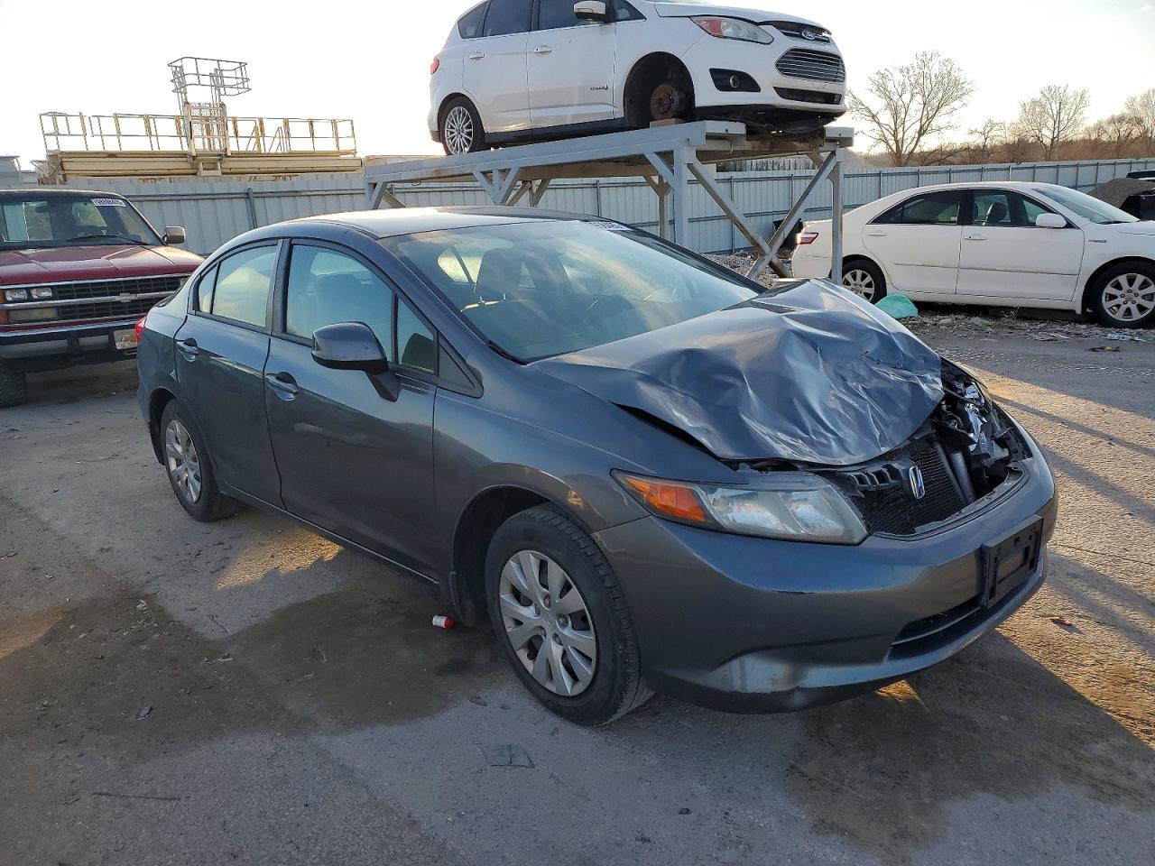 2012 HONDA CIVIC LX photo 4